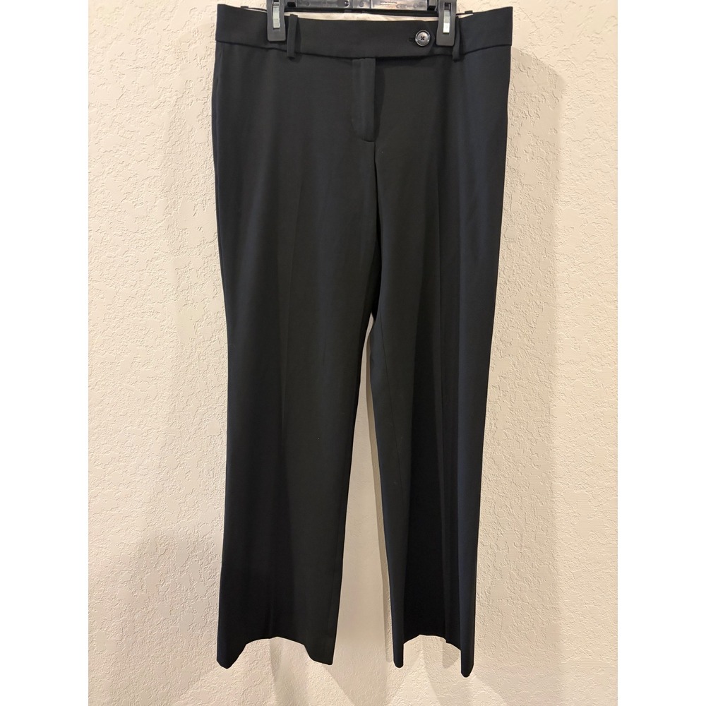 Ann Taylor LOFT Marisa Black Straight Leg Dress Pants Womens Size 2 Professional